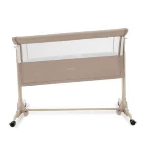 Babymore Neera Bedside Crib Khaki (9)