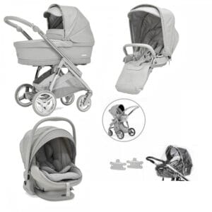 Bebecar Trio Minipop + LF Car Seat Graphite