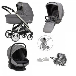 Bebecar Trio Minipop + LF Car Seat Peppercorn