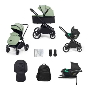 Ickle Bubba Altima 12 piece Cirrus Travel System - Sage Green