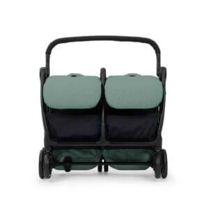 Ickle Bubba Aries Double Auto Fold Stroller Sage Green (3)