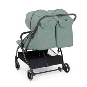 Ickle Bubba Aries Double Auto Fold Stroller Sage Green (5)