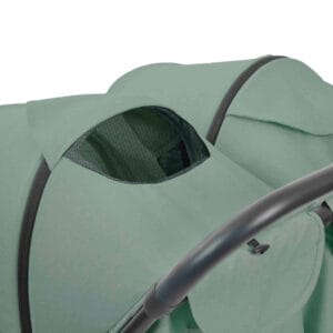 Ickle Bubba Aries Double Auto Fold Stroller Sage Green (8)
