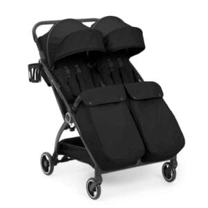 Ickle Bubba Aries MAX Double Auto Fold Stroller Black