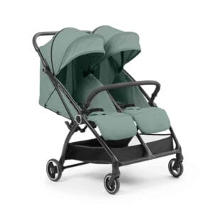 Ickle Bubba Aries MAX Double Auto Fold Stroller Sage Green (4)