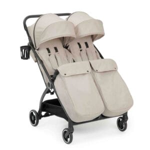 Ickle Bubba Aries MAX Double Auto Fold Stroller Stone