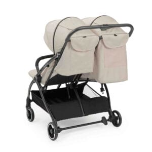 Ickle Bubba Aries MAX Double Auto Fold Stroller Stone (7)
