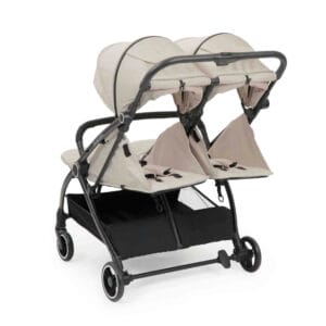 Ickle Bubba Aries MAX Double Auto Fold Stroller Stone (8)