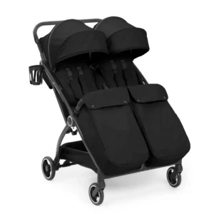 Ickle Bubba Aries PRIME Double Auto Fold Stroller Black (4)