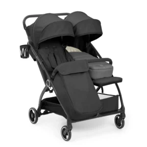 Ickle Bubba Aries PRIME Double Auto Fold Stroller Graphite Grey (3)
