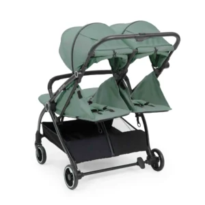 Ickle Bubba Aries PRIME Double Auto Fold Stroller Sage Green (10)