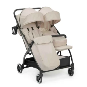 Ickle Bubba Aries PRIME Double Auto Fold Stroller Stone (4)