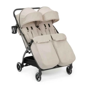 Ickle Bubba Aries PRIME Double Auto Fold Stroller Stone (5)