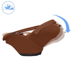 Maxicosi carseat babycarseat coralslidepro brown copperterra ful