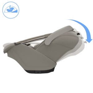 Maxicosi carseat babycarseat coralslidepro brown sapphiresand fu