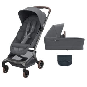 Maxi Cosi Fame Cabin Stroller with Carrycot Moon Graphite