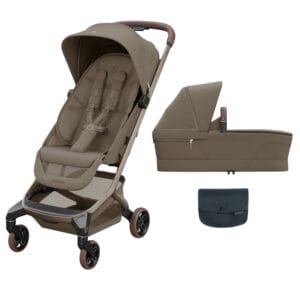 Maxi Cosi Fame Cabin Stroller with Carrycot Oak Truffle