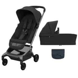 Maxi Cosi Fame Cabin Stroller with Carrycot Onyx Black