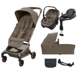 Maxi Cosi Fame Cabin Zero G Travel System Oak Truffle