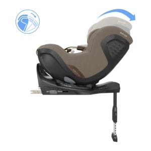 Maxi Cosi Pearl Slide Pro Car Seat Authentic Truffle (7)