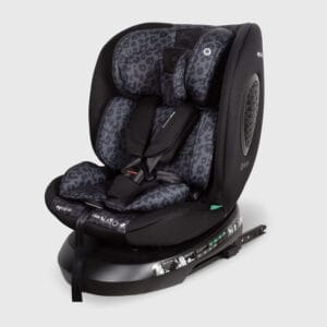 My Babiie MBCS200 i Size (40 150cm) Spin Car Seat Black Leopard (1)