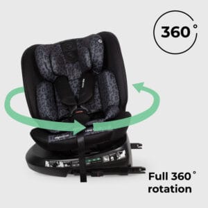 My Babiie MBCS200 i Size (40 150cm) Spin Car Seat Black Leopard (2)