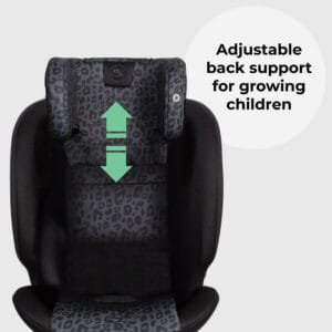My Babiie MBCS200 i Size (40 150cm) Spin Car Seat Black Leopard (6)