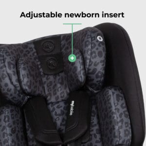 My Babiie MBCS200 i Size (40 150cm) Spin Car Seat Black Leopard (8)