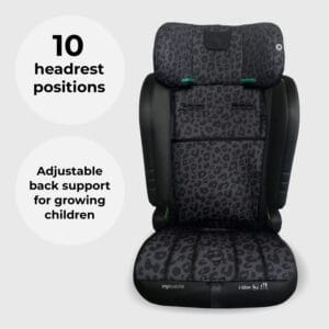 My Babiie MBCS50 i Size (76 150cm) Car Seat Non ISOFIX Black Leopard (4)