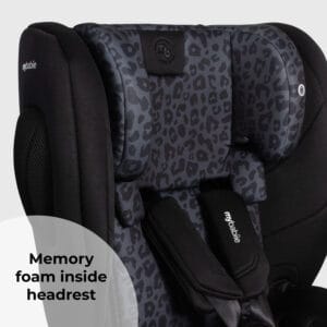 My Babiie MBCS80 i Size (76 150cm) Car Seat ISOFIX Black Leopard (5)