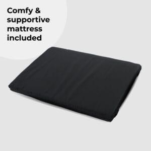 My Babiie MBTC3 Air Light 3 in 1 Travel Cot with Bassinet Black (7)