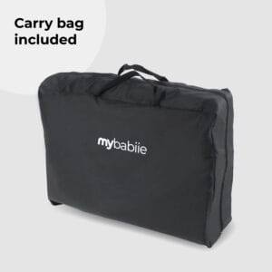 My Babiie MBTC3 Air Light 3 in 1 Travel Cot with Bassinet Black (8)