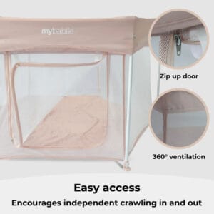 My Babiie Playpen Blush (6)