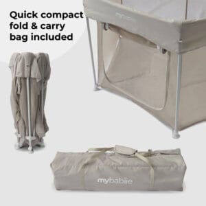 My Babiie Playpen Ivory (2)