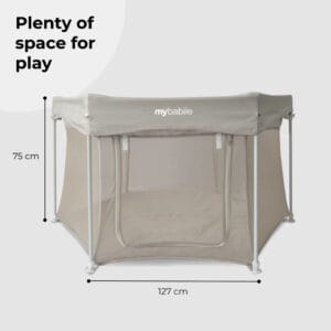 My Babiie Playpen Ivory (5)