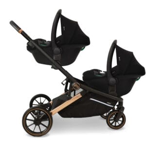 MyBabiee MB33 Tandem Stroller Rose Gold Black (10)