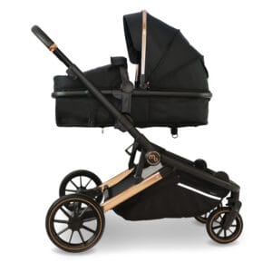 MyBabiee MB33 Tandem Stroller Rose Gold Black (6)