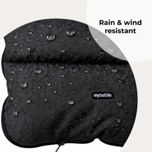MyBabiie Universal Footmuff Black (6)