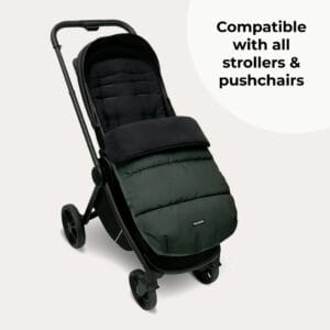 MyBabiie Universal Footmuff Forest Green (4)