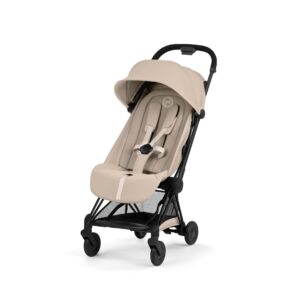 NEW CYBEX Coya Stroller Comfort Collection - Matt Black - Cozy Beige