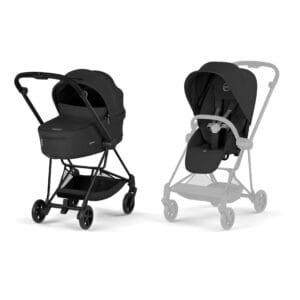 NEW CYBEX Mios Pushchair Set Comfort Collection - Matt Black - Sepia Black