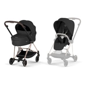 NEW CYBEX Mios Pushchair Set Comfort Collection - Rose Gold - Sepia Black