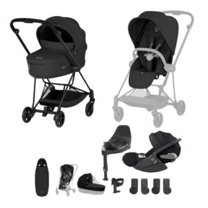 NEW CYBEX Mios Ultimate Accessory Bundle Comfort Collection Matt Black Sepia Black