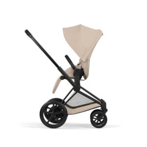 NEW CYBEX e Priam Pushchair Set Comfort Collection Matt Black Cozy Beige (8)