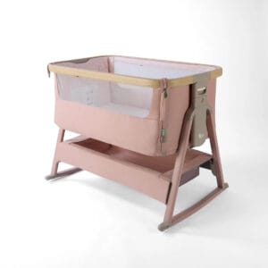 Tutti Bambini CoZee Air 2 Bedside Crib Drifted Oak Blush (1)