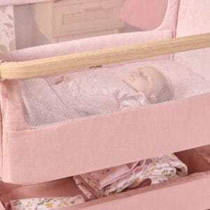 Tutti Bambini CoZee Air 2 Bedside Crib Drifted Oak Blush (11)