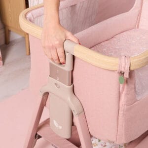 Tutti Bambini CoZee Air 2 Bedside Crib Drifted Oak Blush (12)
