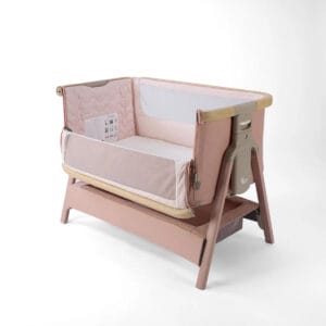 Tutti Bambini CoZee Air 2 Bedside Crib Drifted Oak Blush (4)