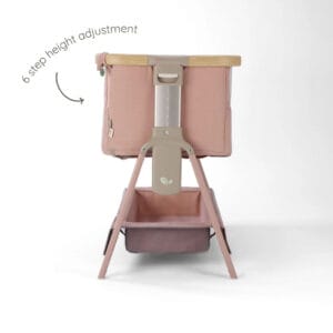 Tutti Bambini CoZee Air 2 Bedside Crib Drifted Oak Blush (5)
