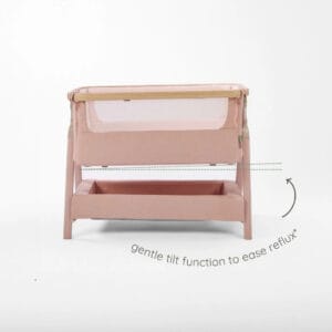 Tutti Bambini CoZee Air 2 Bedside Crib Drifted Oak Blush (6)
